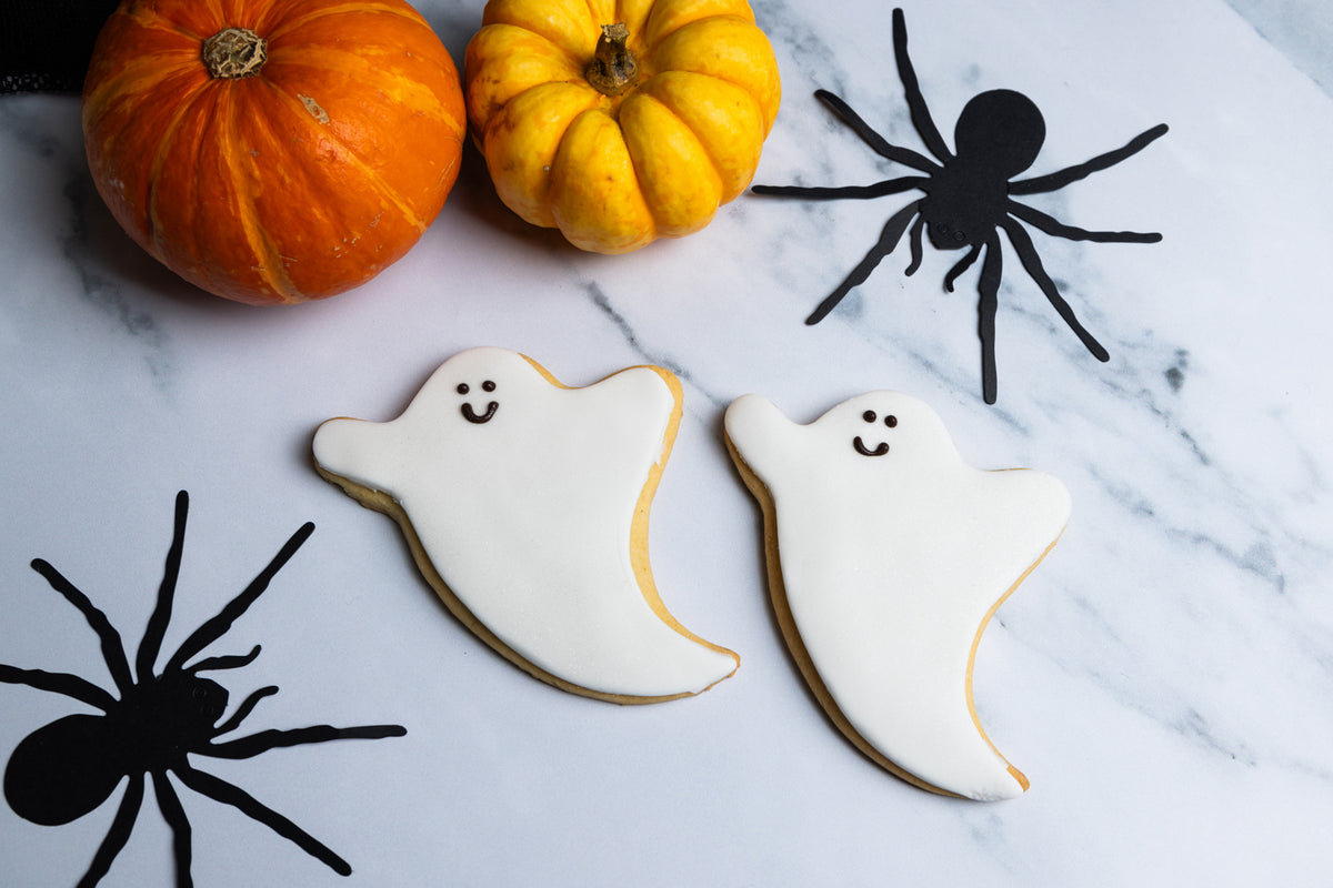 Halloween Shortbread Ghosts x 2