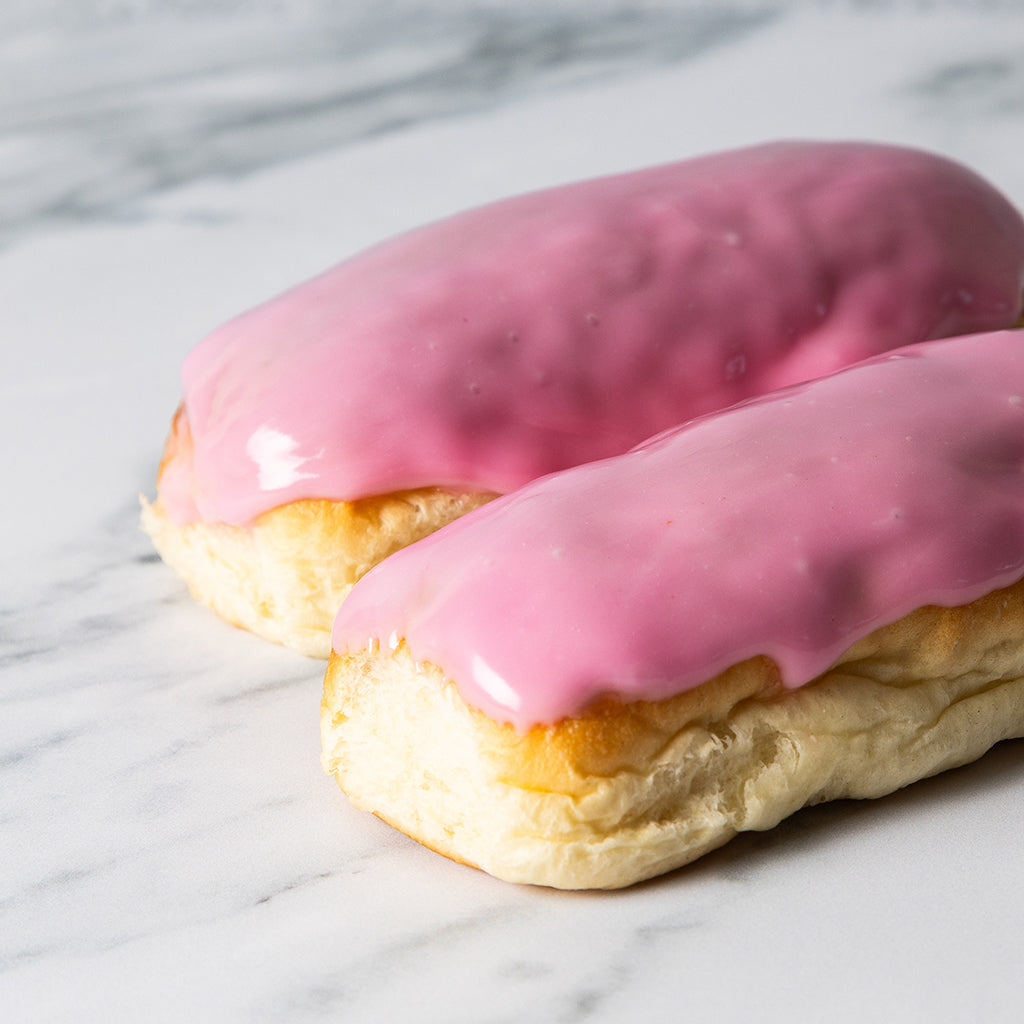 Pink Iced Buns x 2