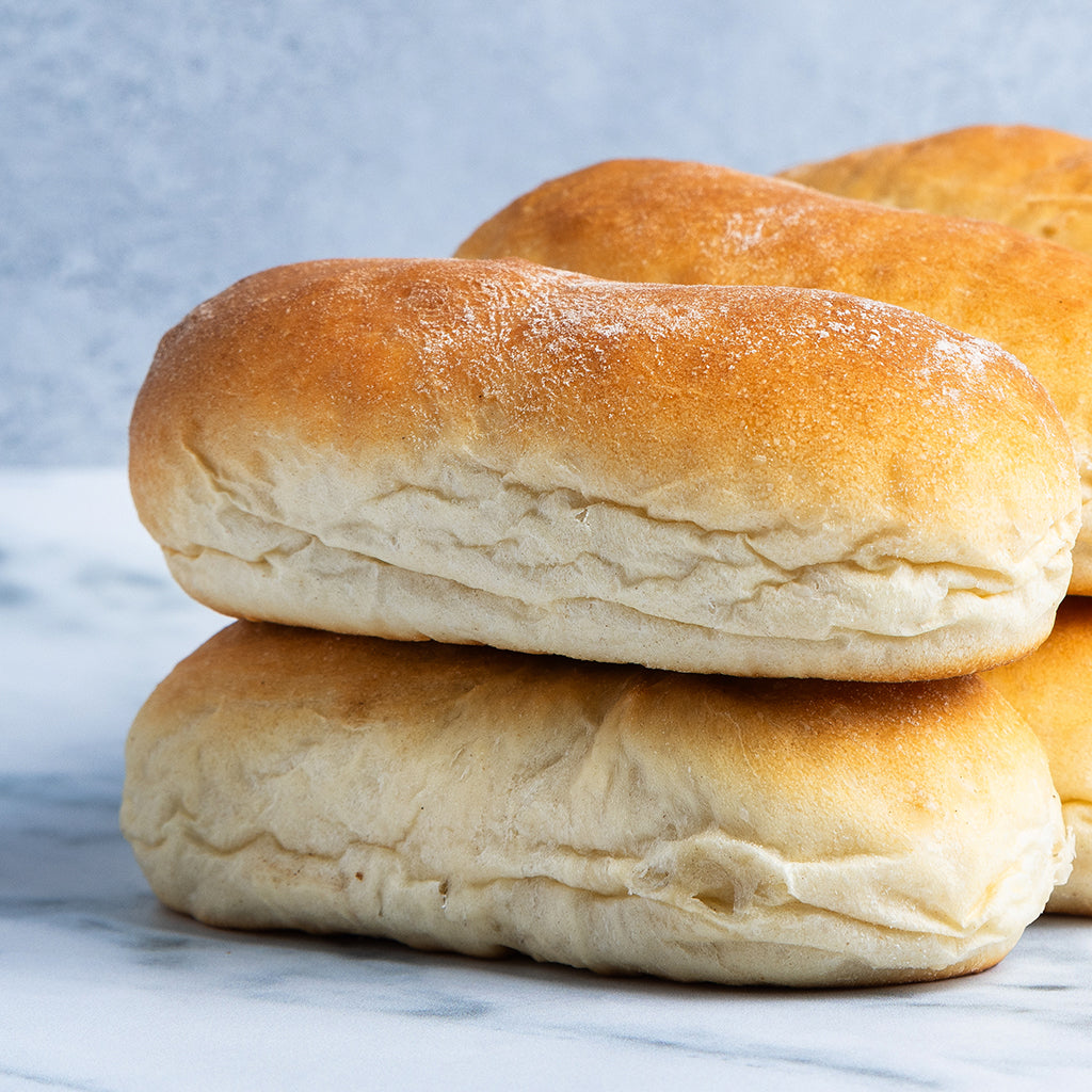 Soft White Hot Dog Rolls x 6