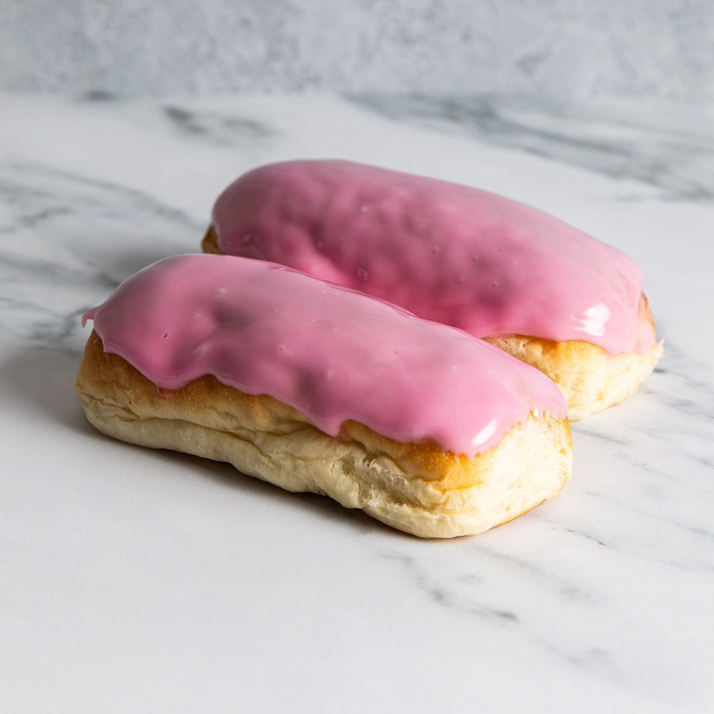 Pink Iced Buns x 2