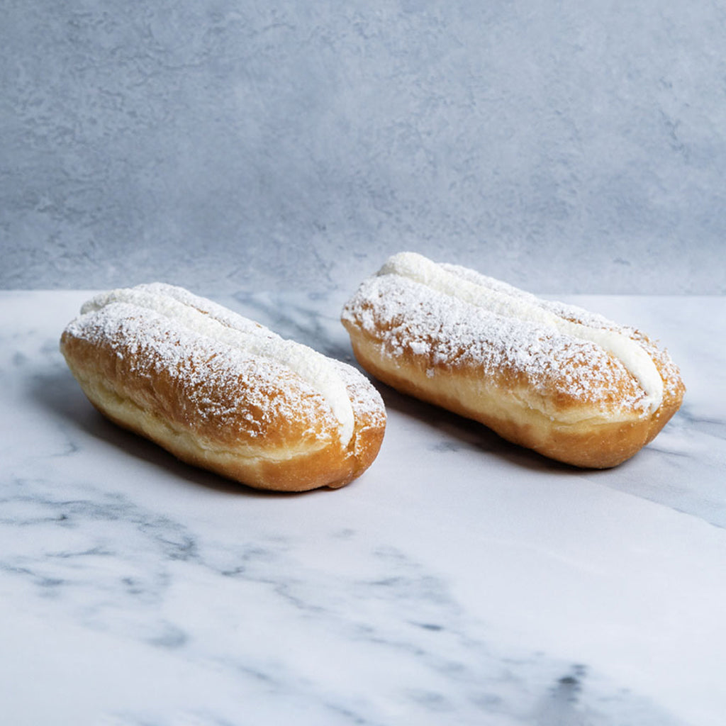 Vanilla Cream Doughnuts x 2