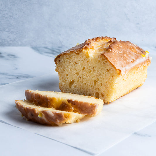 Lemon Drizzle Loaf Cake Platter