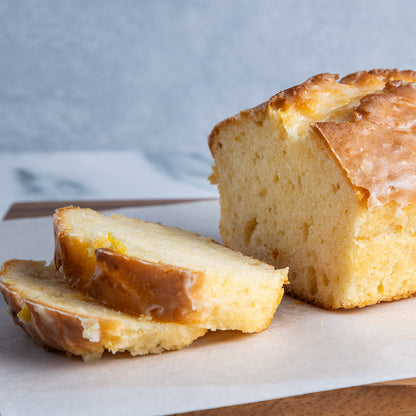 Lemon Drizzle Loaf Cake Platter