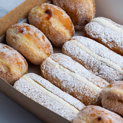 Jam and Cream Doughnut Box x 12