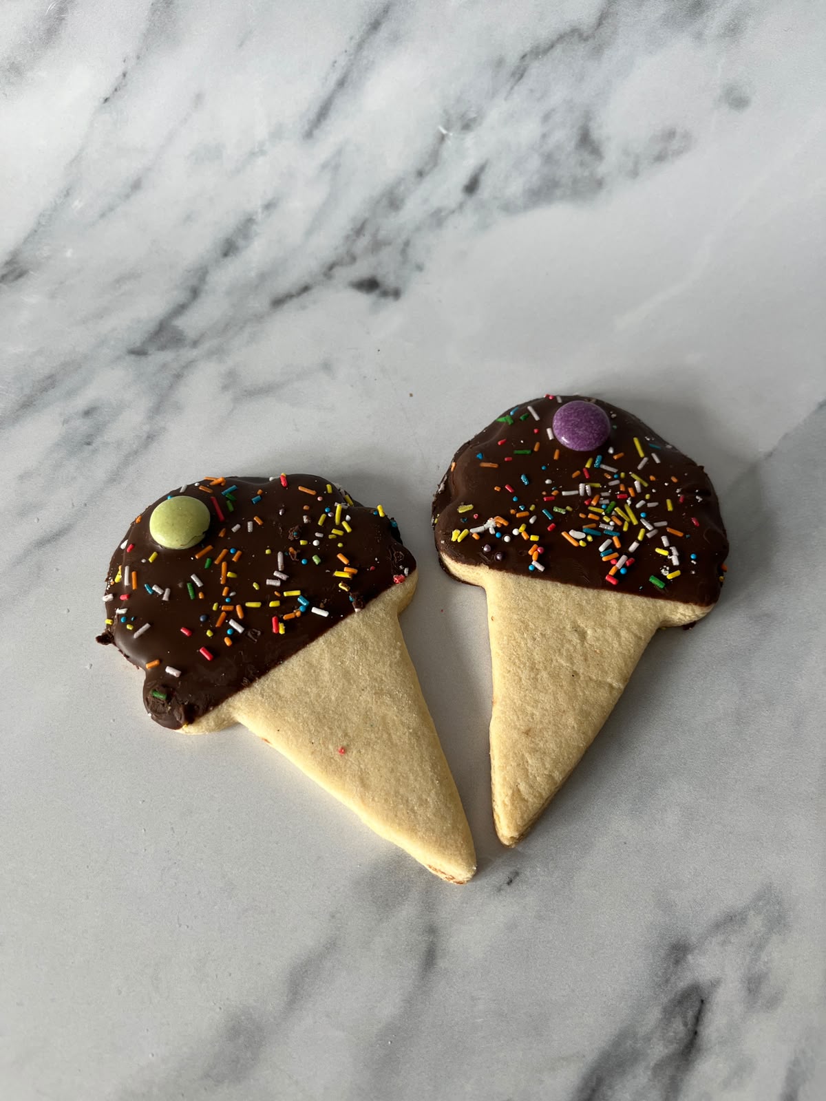 Shortbread Ice Cream Cones x 2