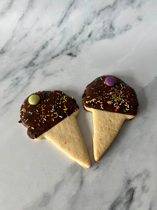 Shortbread Ice Cream Cones x 2