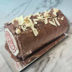 Triple Chocolate Yule Log