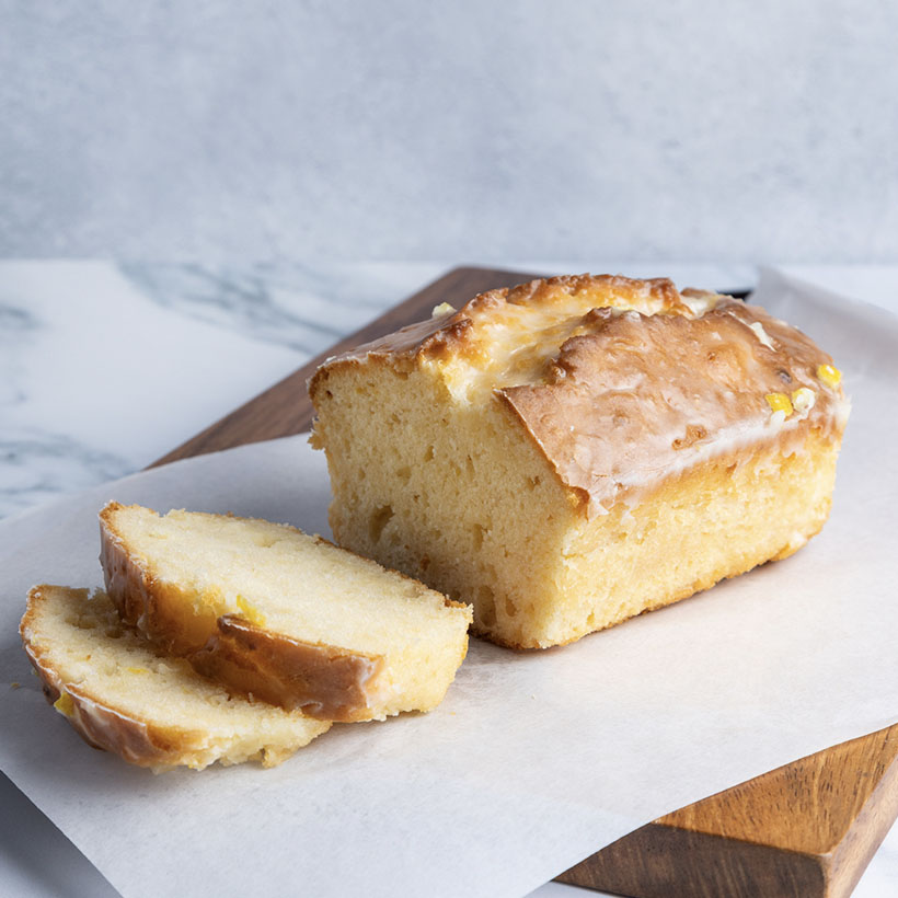 Lemon Drizzle Loaf Cake Platter - Warings Bakery